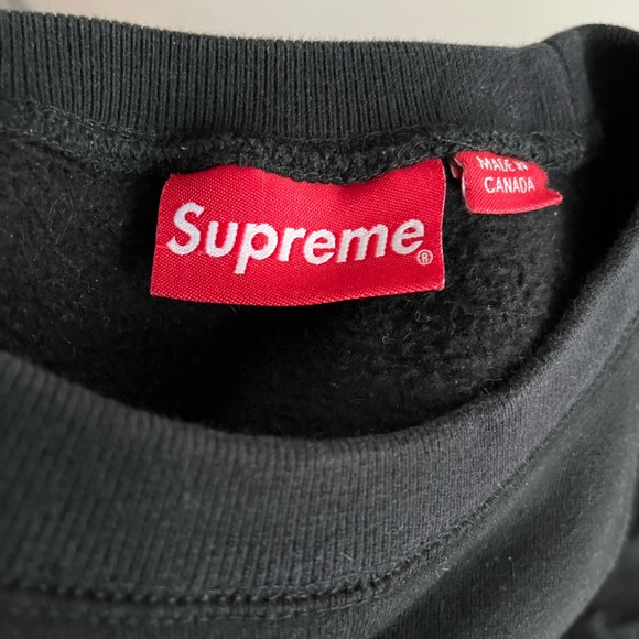 Supreme Box Logo Crewneck ‘04 Black on Black - Picture 4 of 4